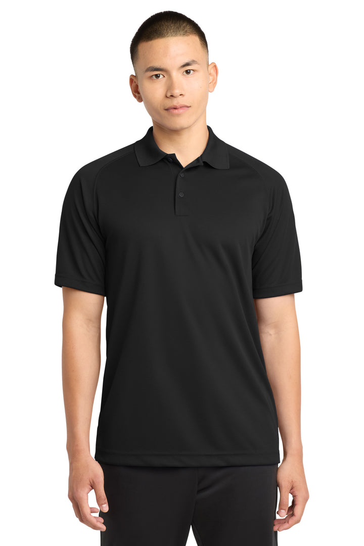 Sport-Tek® Dry Zone® Raglan Polo. T475 - Black - 2XL