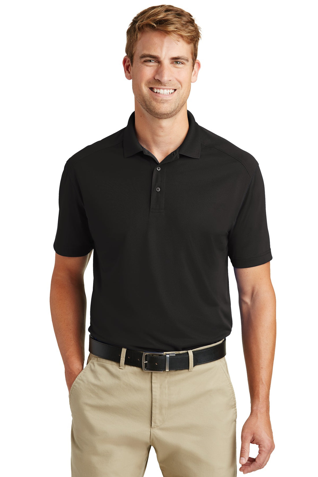 CornerStone ® Tall Select Lightweight Snag-Proof Polo TLCS418 - Black - 2XLT
