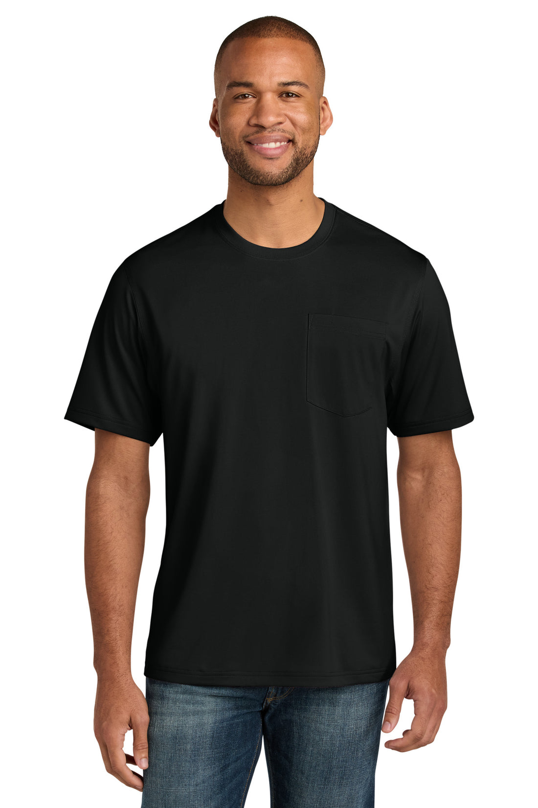 CornerStone® Tall Workwear Pro Short Sleeve Pocket Tee TLCS440P - Black - 2XLT