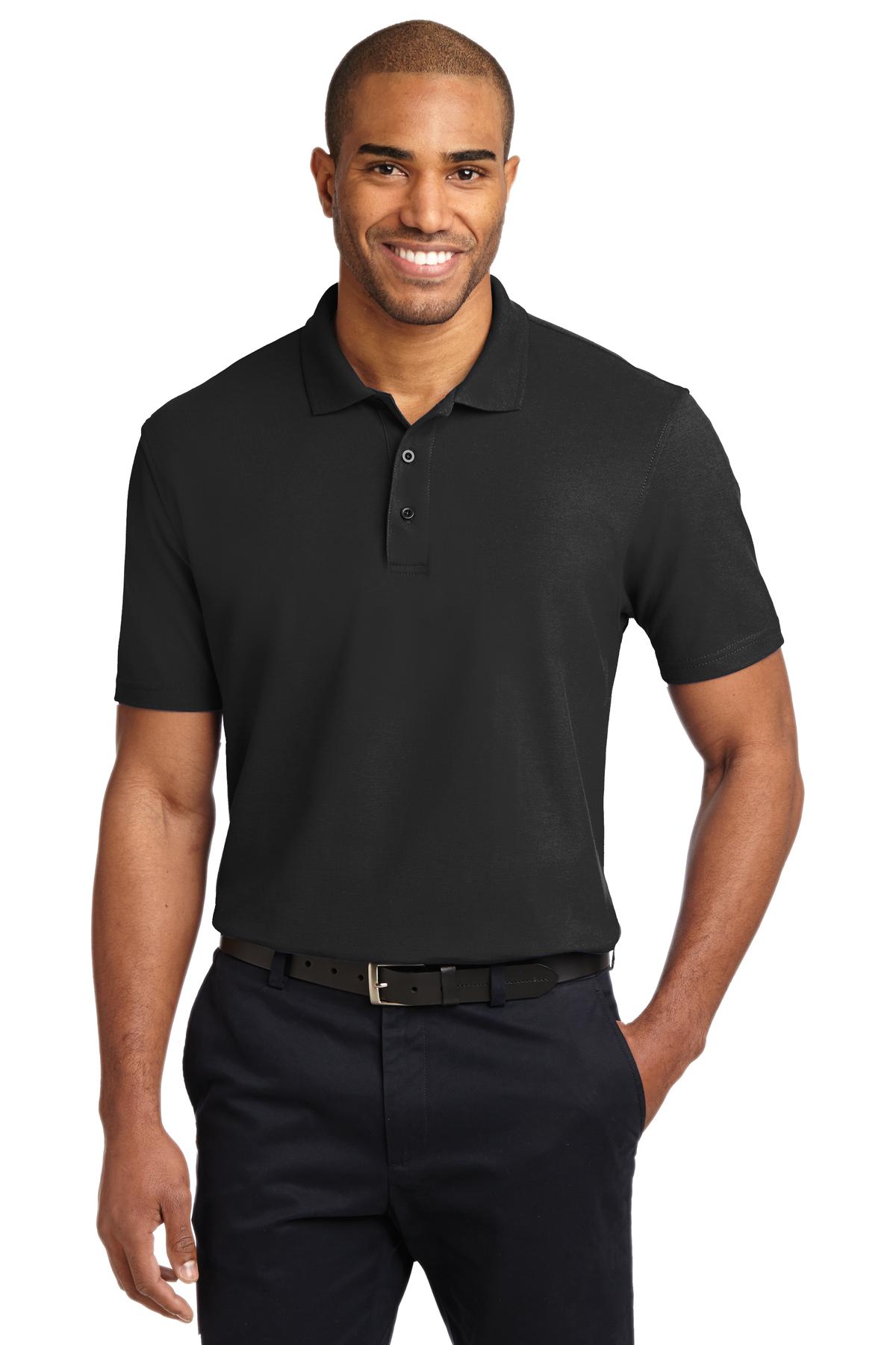 Port Authority® Tall Stain-Release Polo. TLK510 - Black - 2XLT