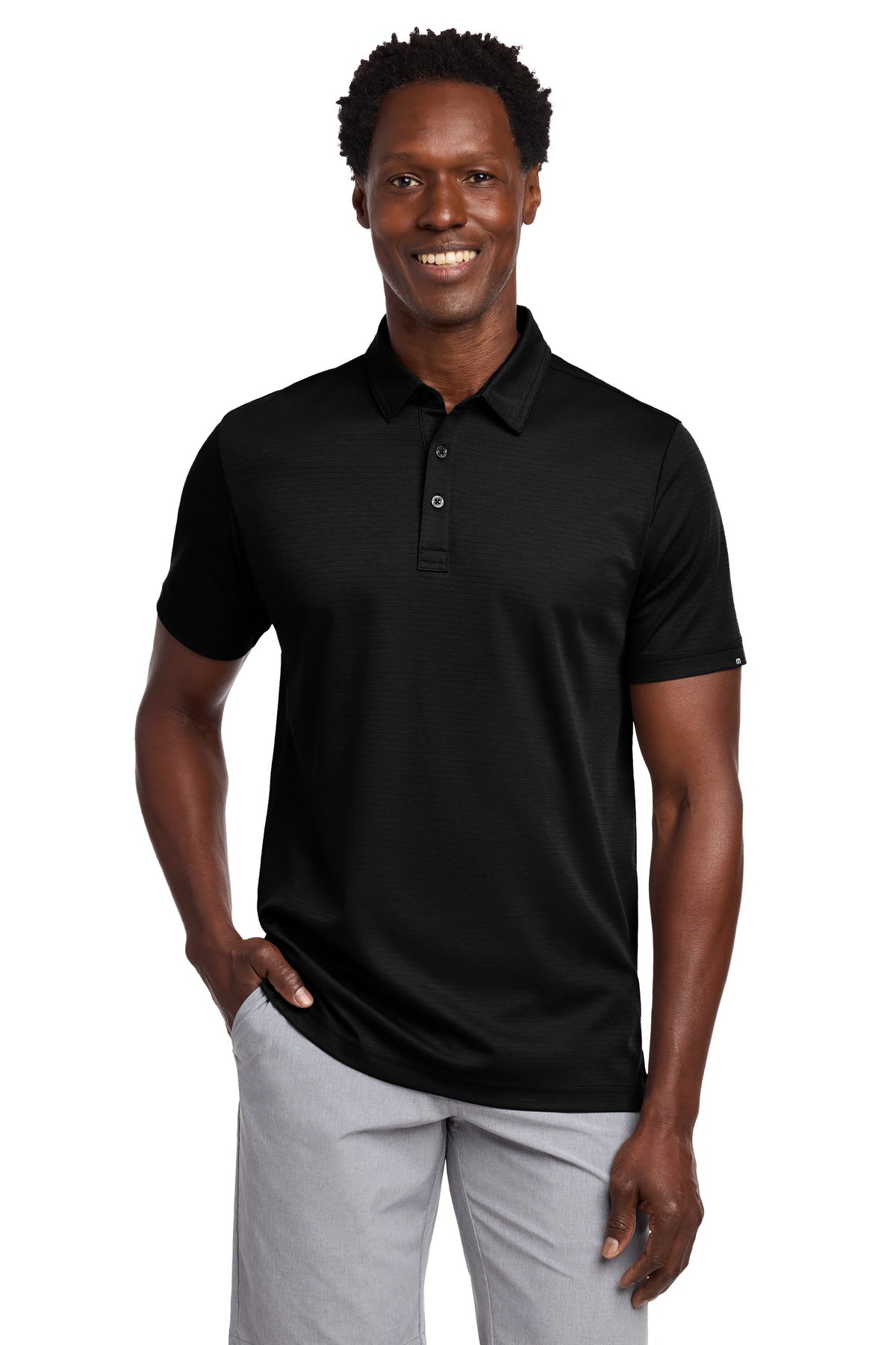 TravisMathew Bayfront Solid Polo TM1MY399 - Black - 2XL