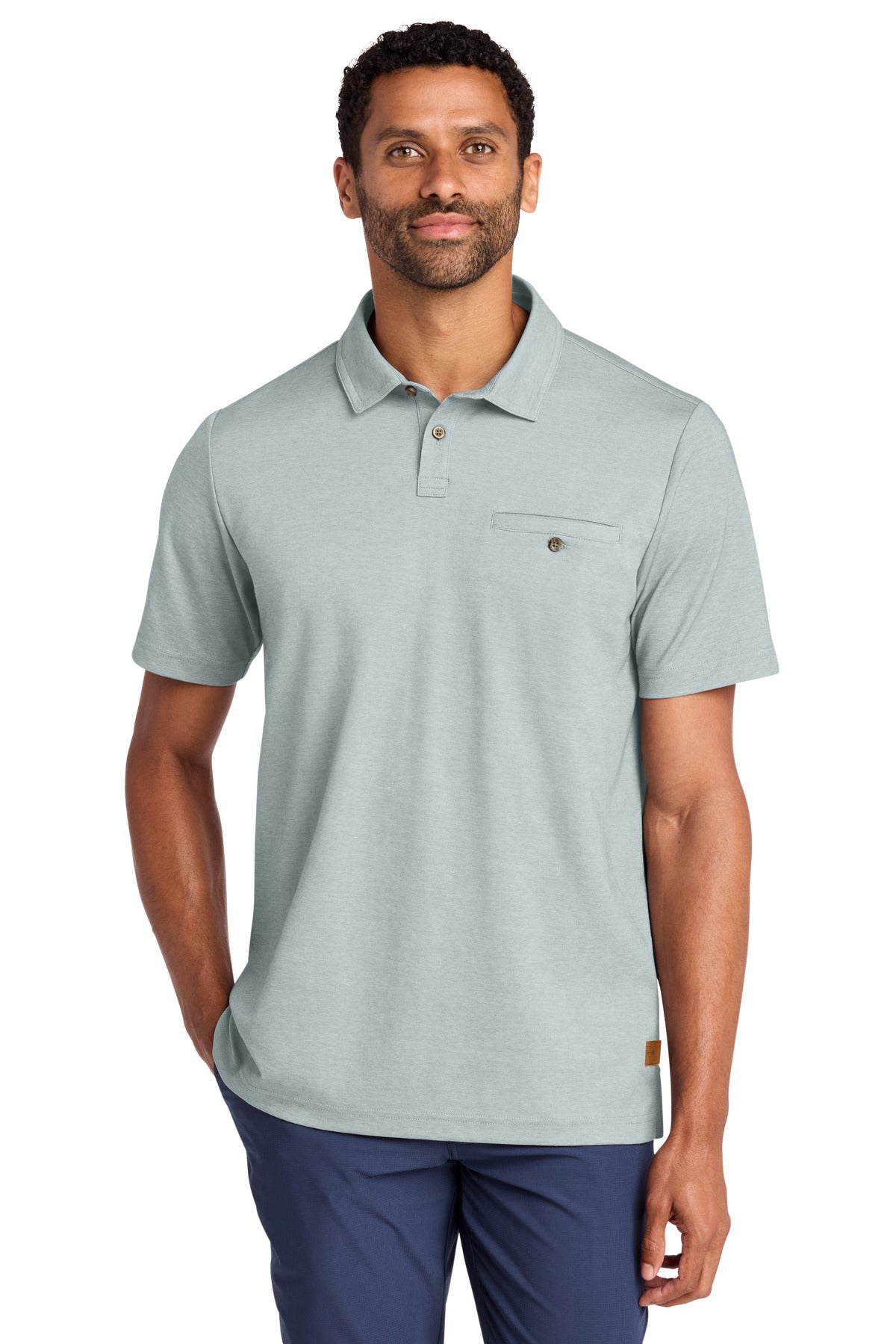 TravisMathew Sunsetters Pocket Polo TM1MZ344 - Balsam Green Heather - 2XL