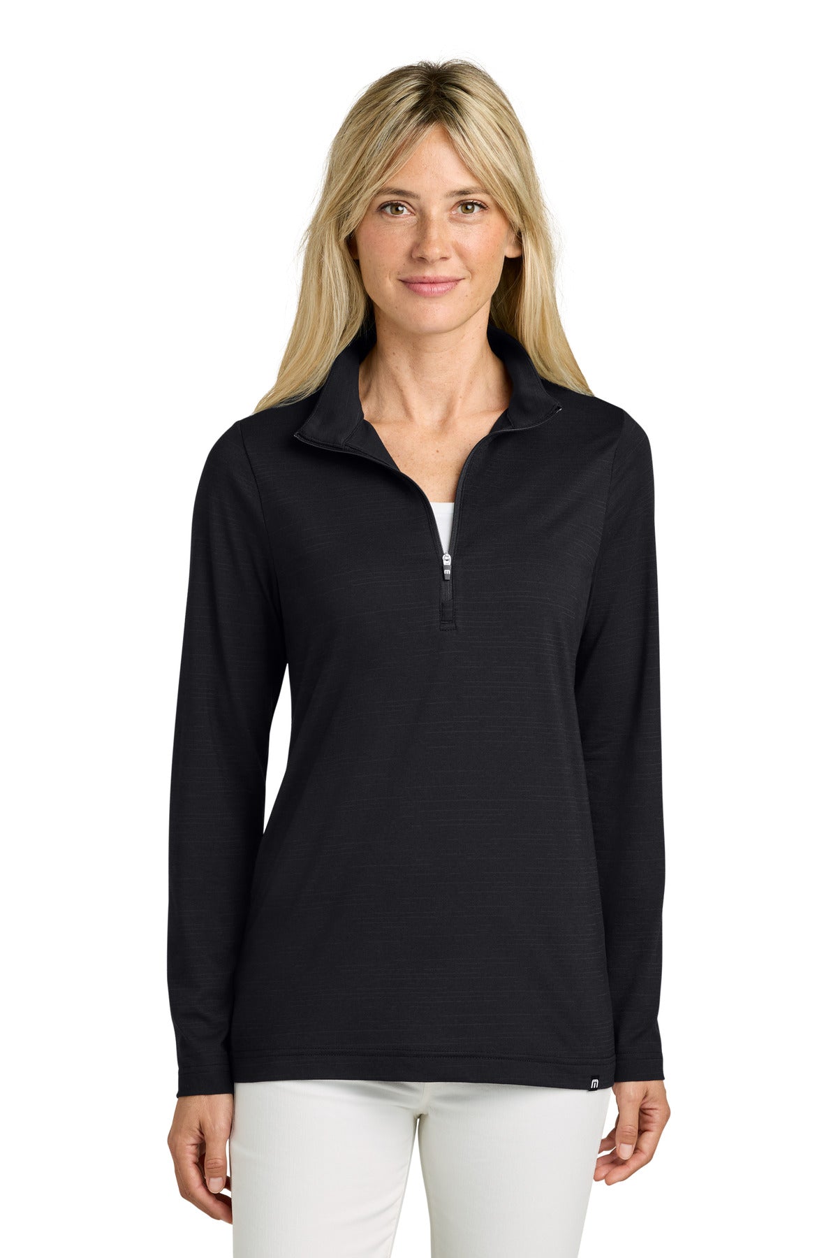 TravisMathew Women's Crestview 1/4-Zip TM1WW003 - Black - 2XL