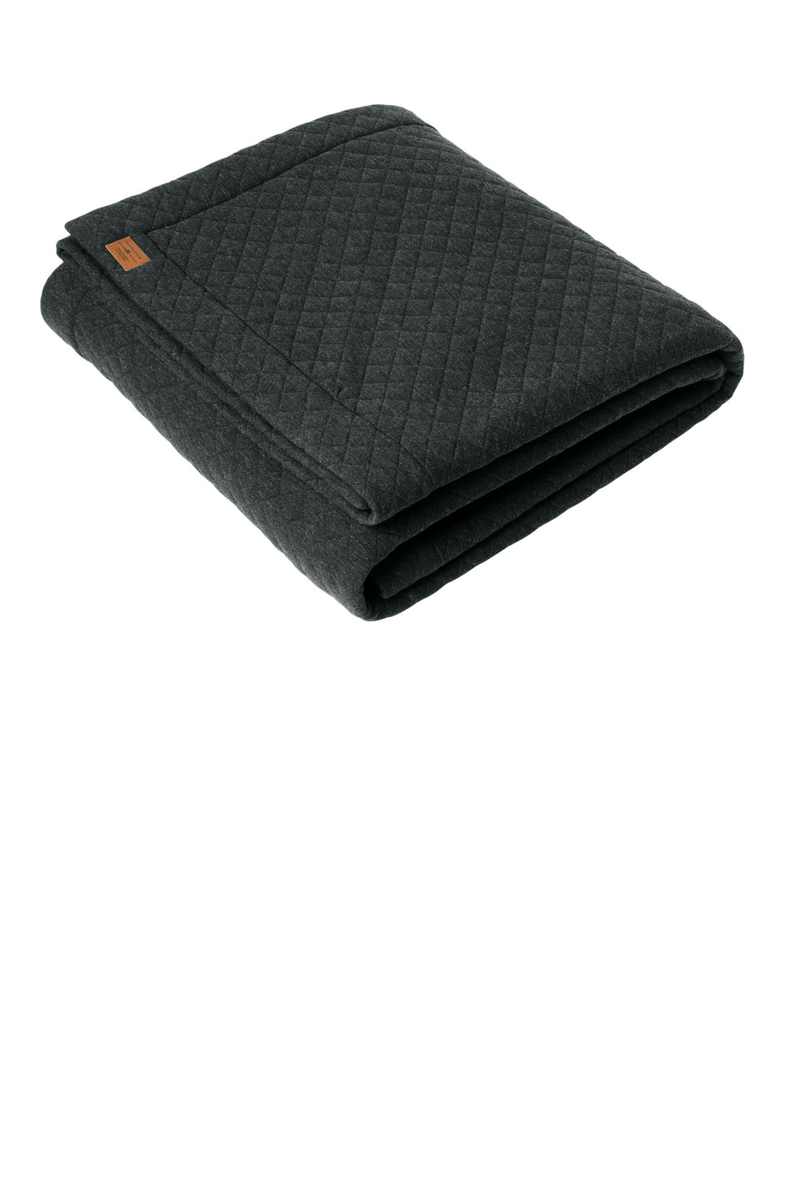 TravisMathew Diamond Quilt Blanket TMA41481 - Dark Grey Heather - OSFA