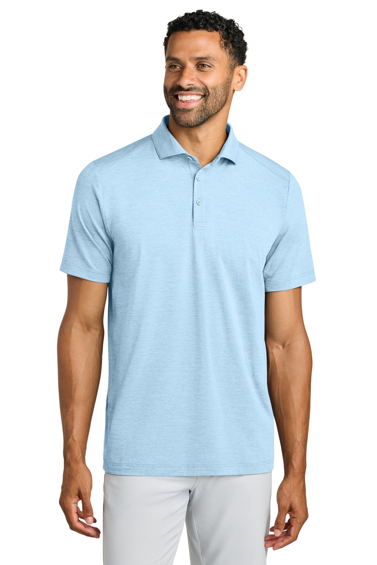 TravisMathew Onward Polo TMA42773 - Airy Blue Heather - 2XL