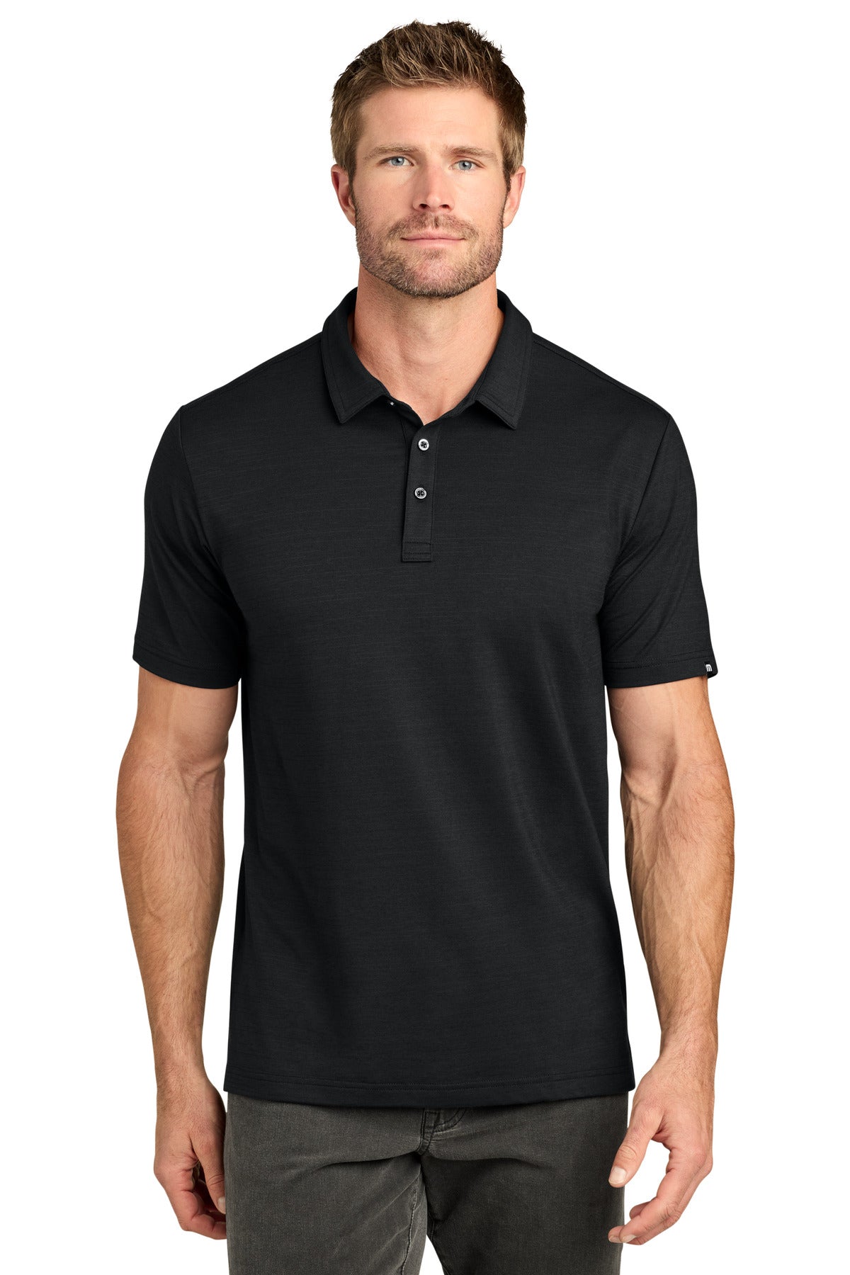 TravisMathew Crestview Polo TMA46371 - Black - 2XL
