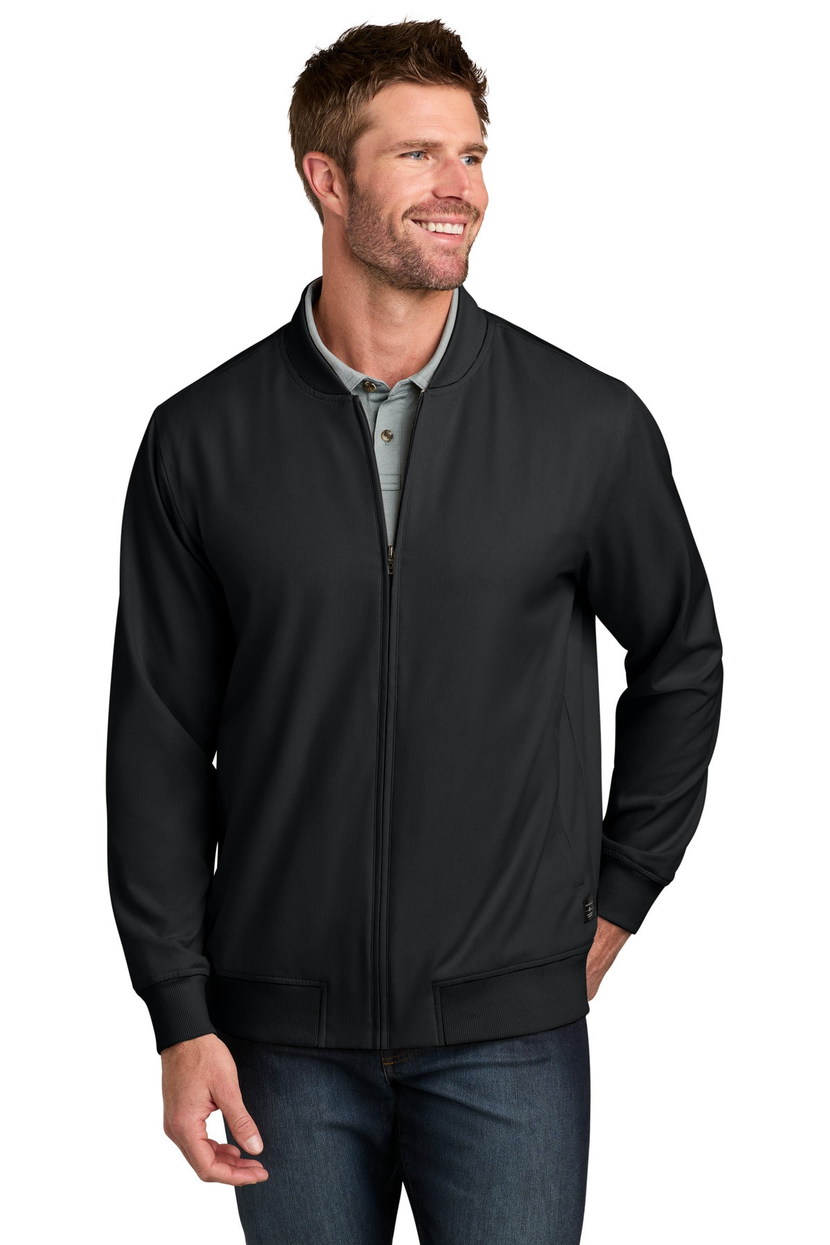 TravisMathew Bomber Jacket TMA47413 - Black - 2XL