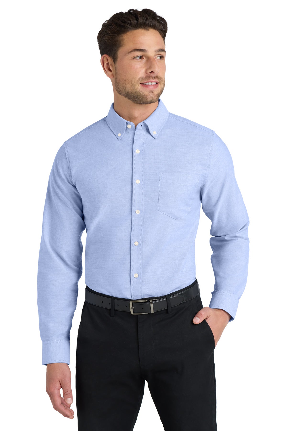 Port Authority® Tall SuperPro Oxford Shirt. TS658