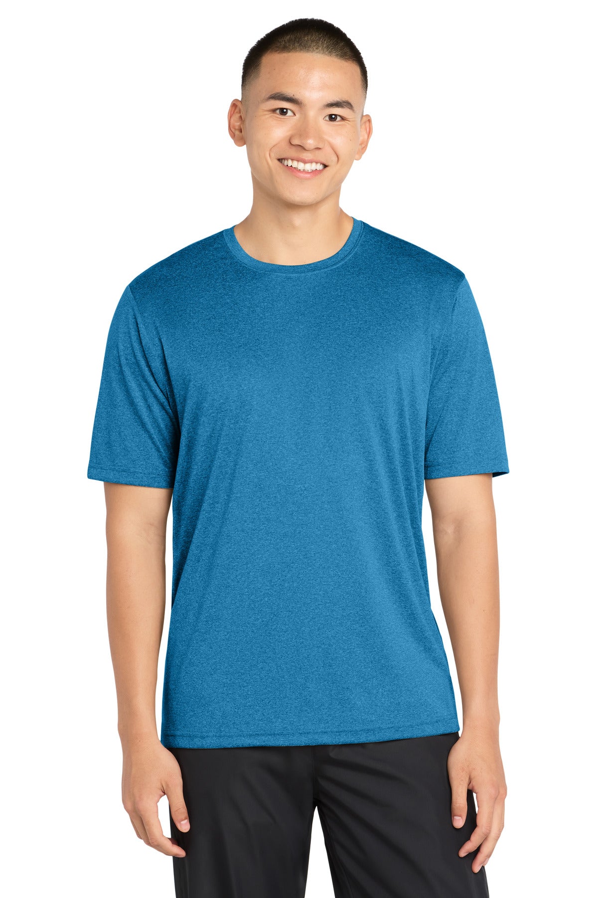 Sport-Tek® Tall Heather Contender Tee. TST360 - Blue Wake Heather - 2XLT