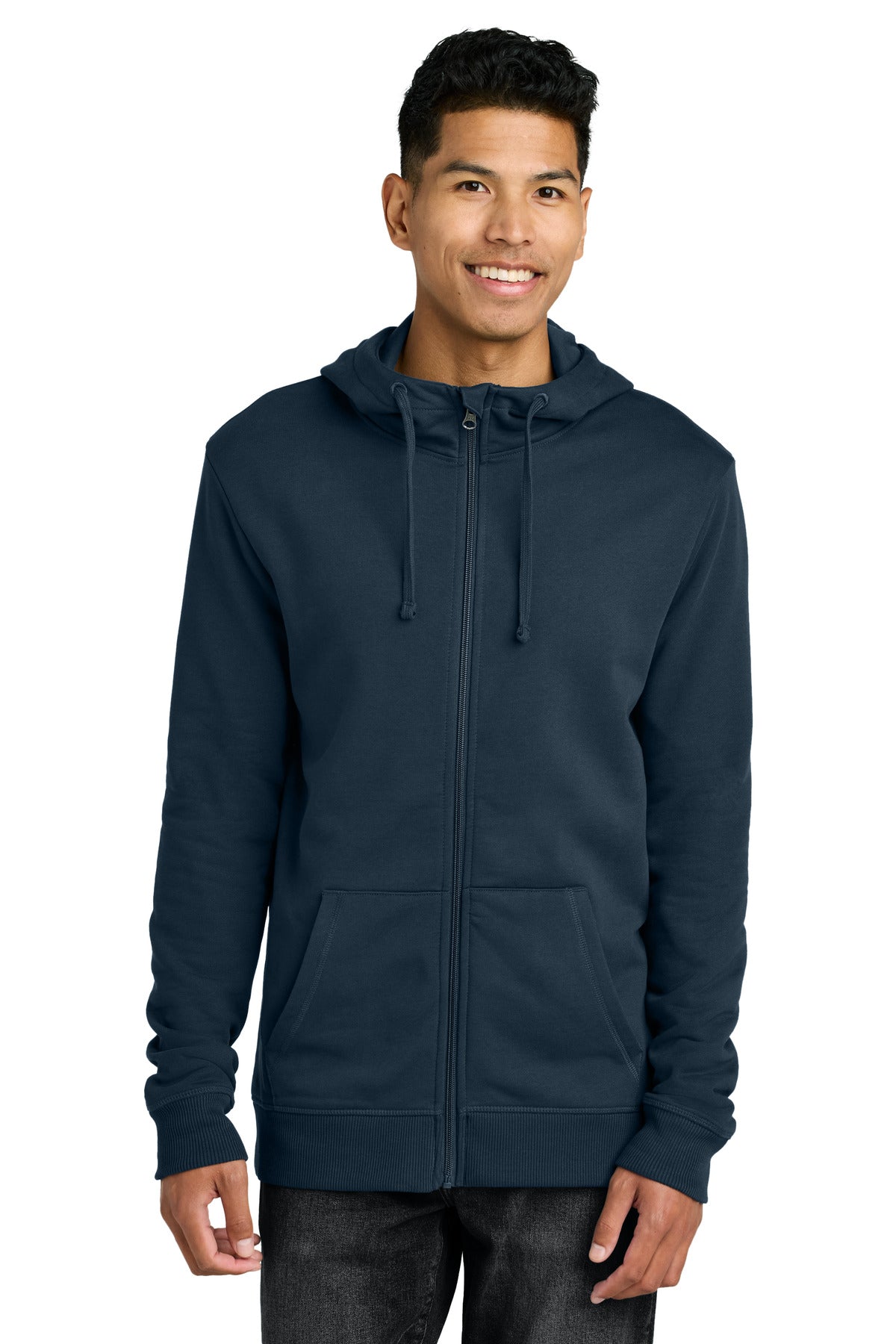 LIMITED EDITION tentree® Organic Cotton Fleece Full-Zip Hoodie TTCM4367 - Dress Blue - 3XL