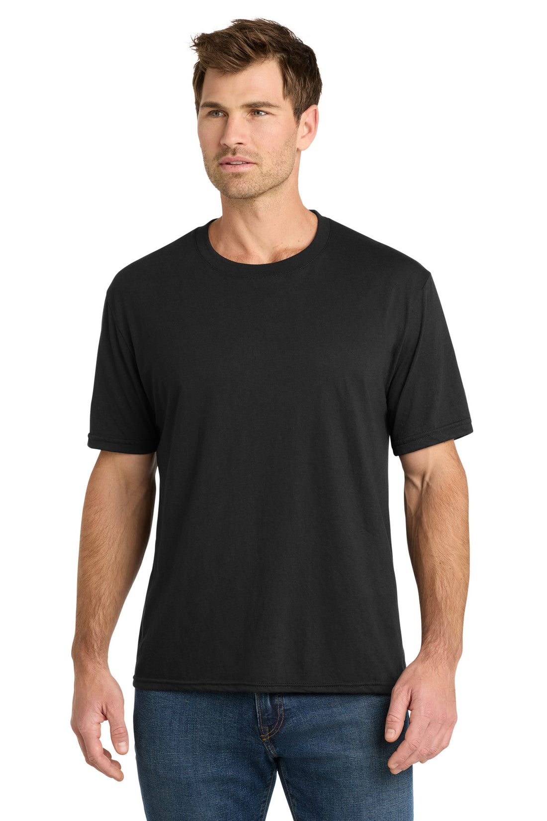 Volunteer Knitwear Tri Tee VL40 - Deep Black Solid - 2XL