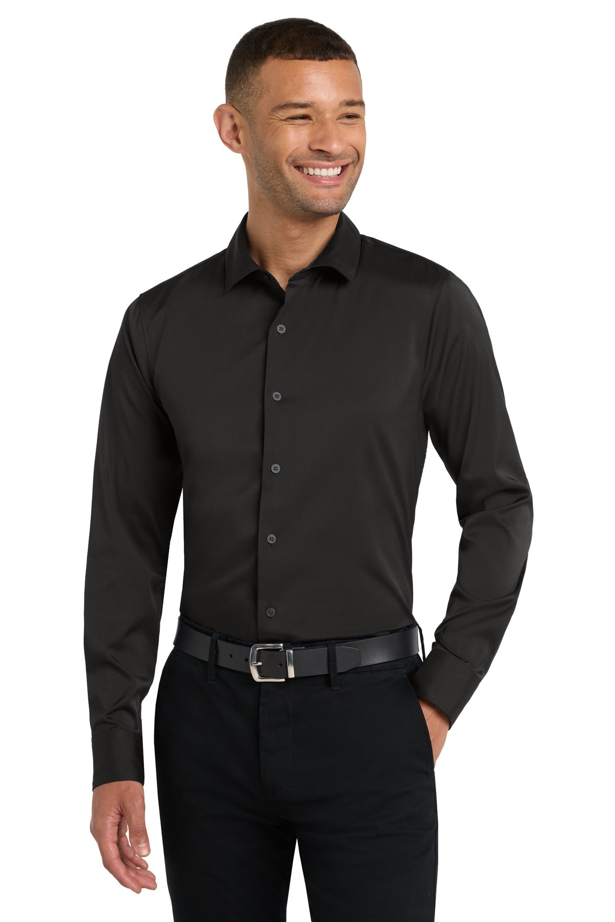 Port Authority ® City Stretch Shirt W680 - Black - 2XL