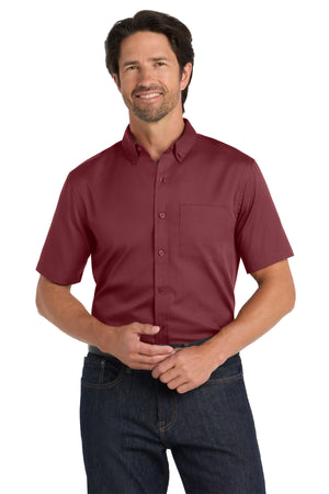 Port Authority® Short Sleeve SuperPro React Twill Shirt. W809