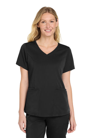 Wink® Women's Premiere Flex Mock Wrap Top WW4268