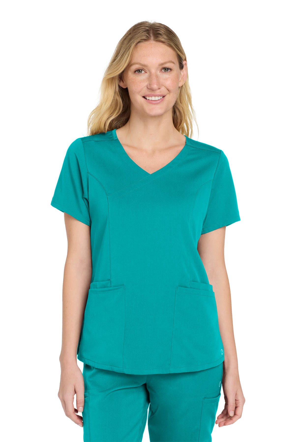 Wink® Women's Premiere Flex Mock Wrap Top WW4268