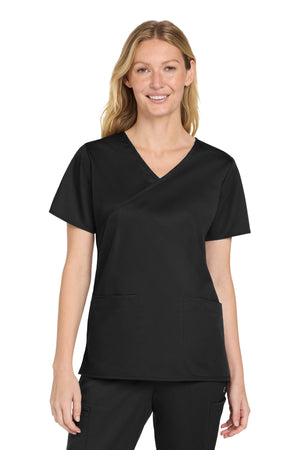 Wink® Women's WorkFlex Mock Wrap Top WW4760