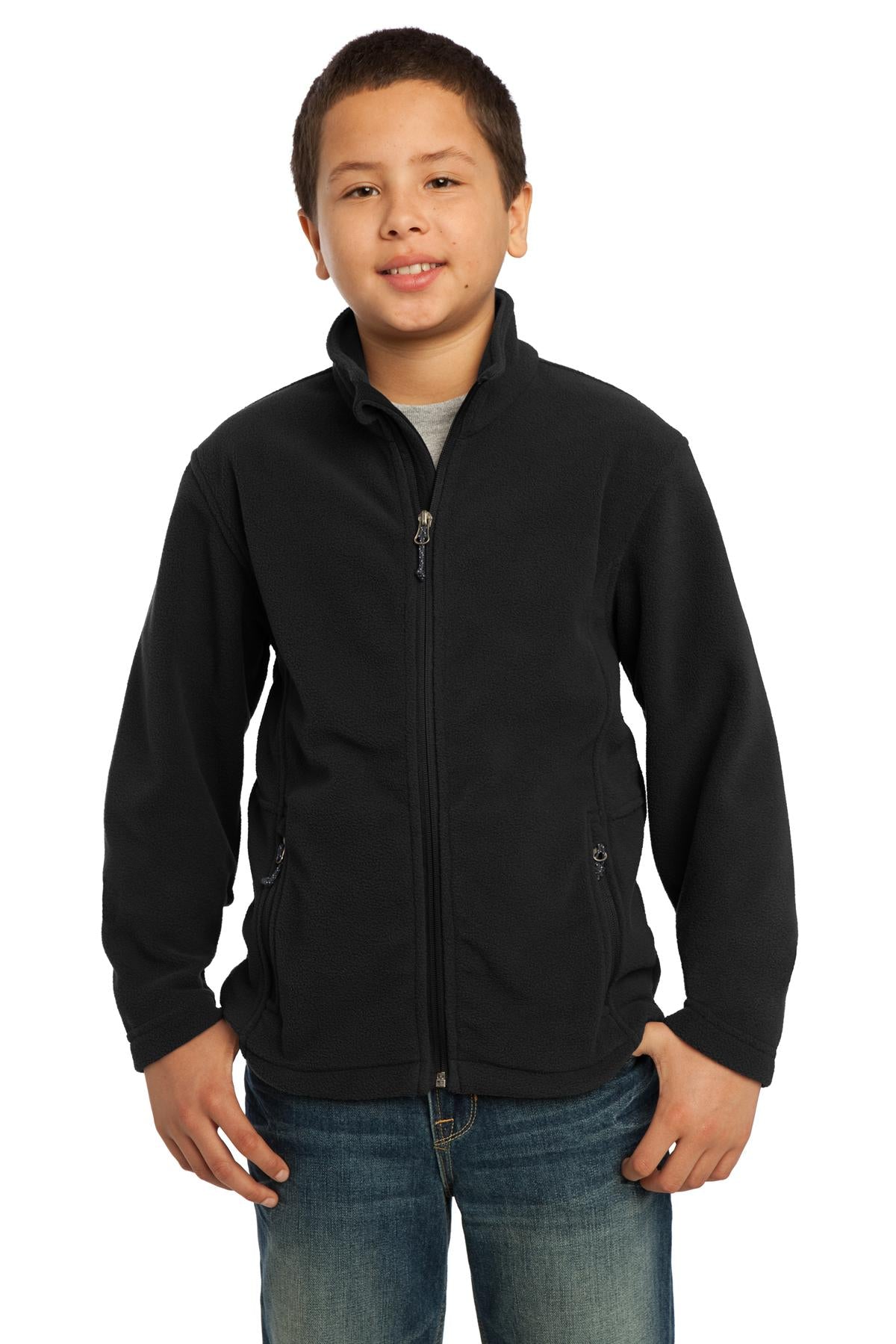 Port Authority® Youth Value Fleece Jacket. Y217 - Black - XS