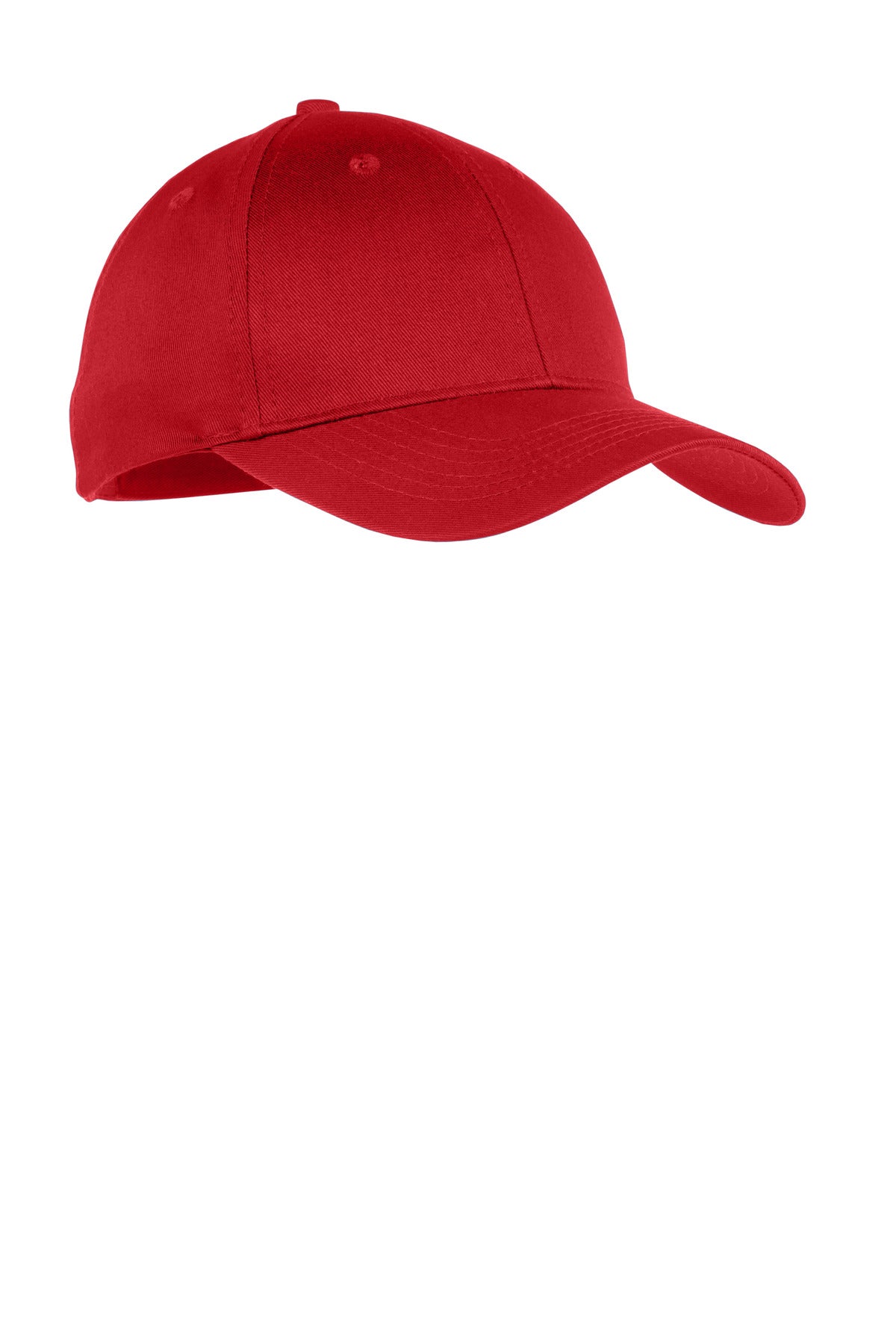 Port Authority® Youth Six-Panel Twill Cap.  YCP80 - True Red - OSFA