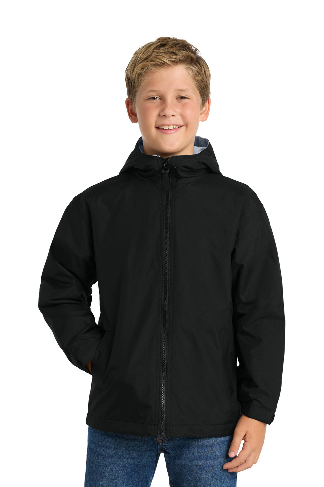 Port Authority® Youth Team Jacket.  YJP56 - Black - XS