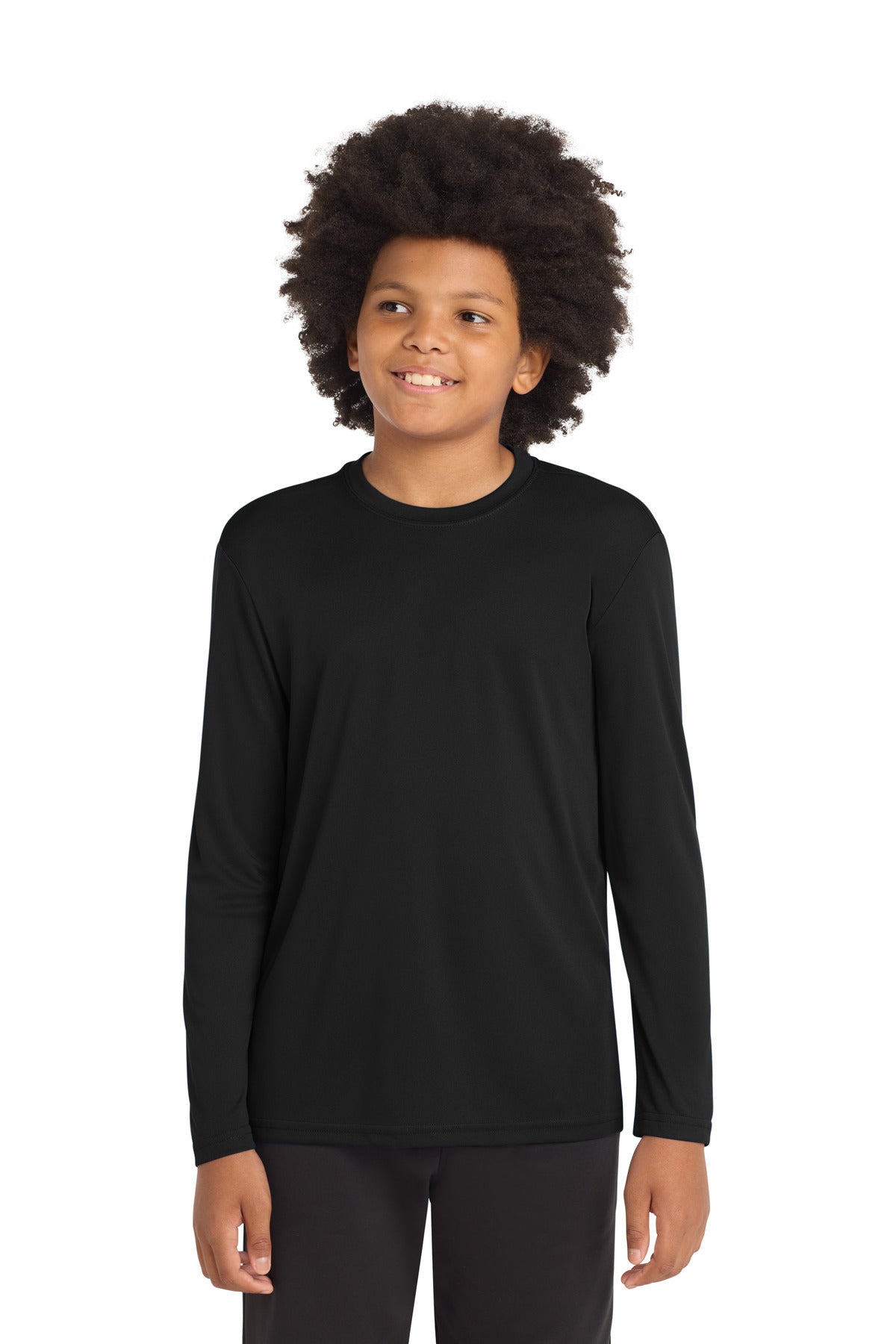 Sport-Tek® Youth Long Sleeve PosiCharge® Competitor Tee. YST350LS