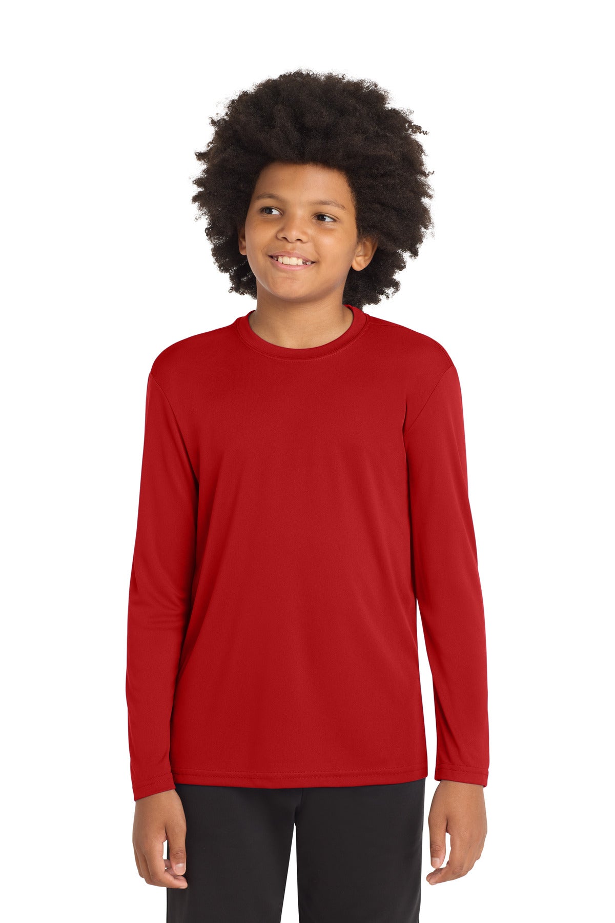 Sport-Tek® Youth Long Sleeve PosiCharge® Competitor Tee. YST350LS