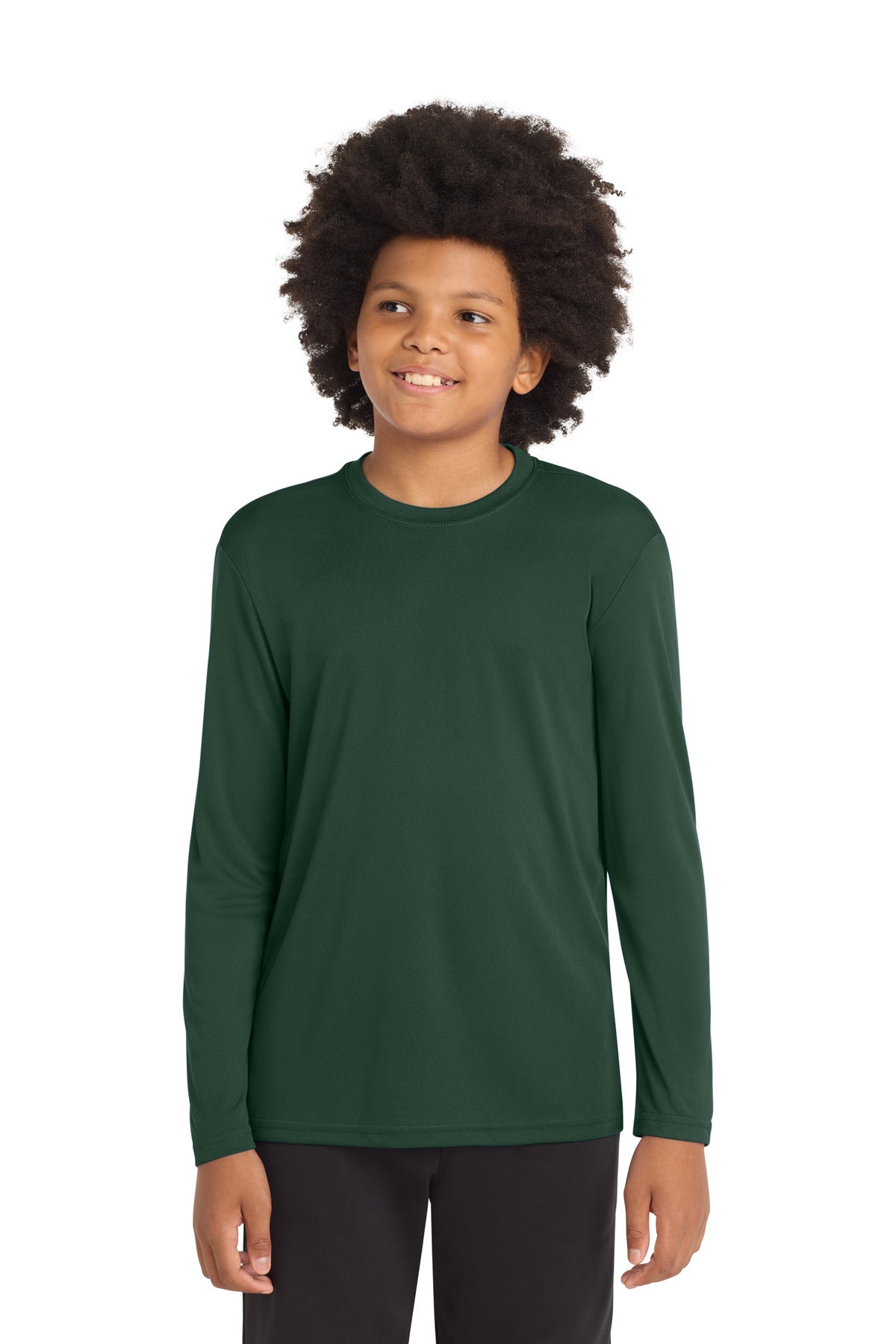 Sport-Tek® Youth Long Sleeve PosiCharge® Competitor Tee. YST350LS