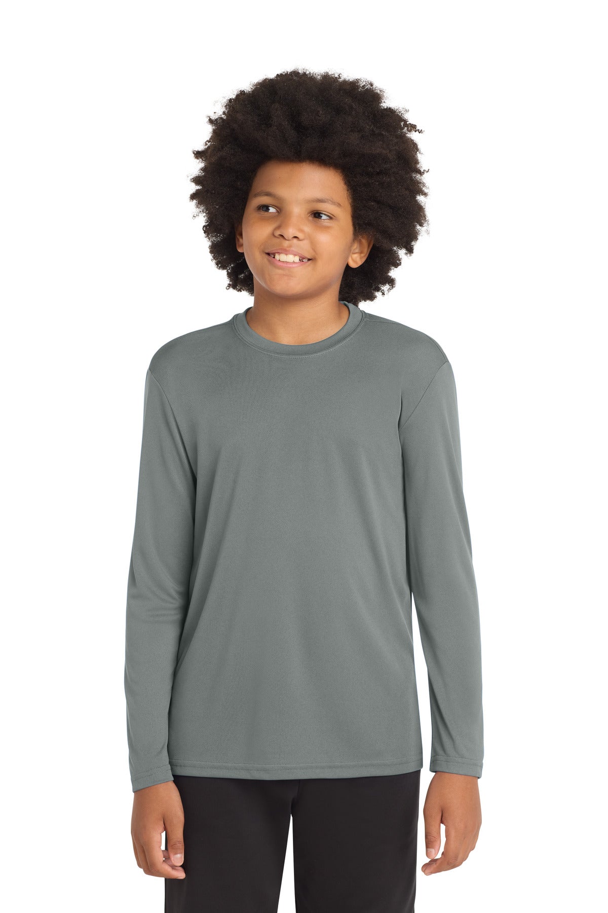 Sport-Tek® Youth Long Sleeve PosiCharge® Competitor Tee. YST350LS