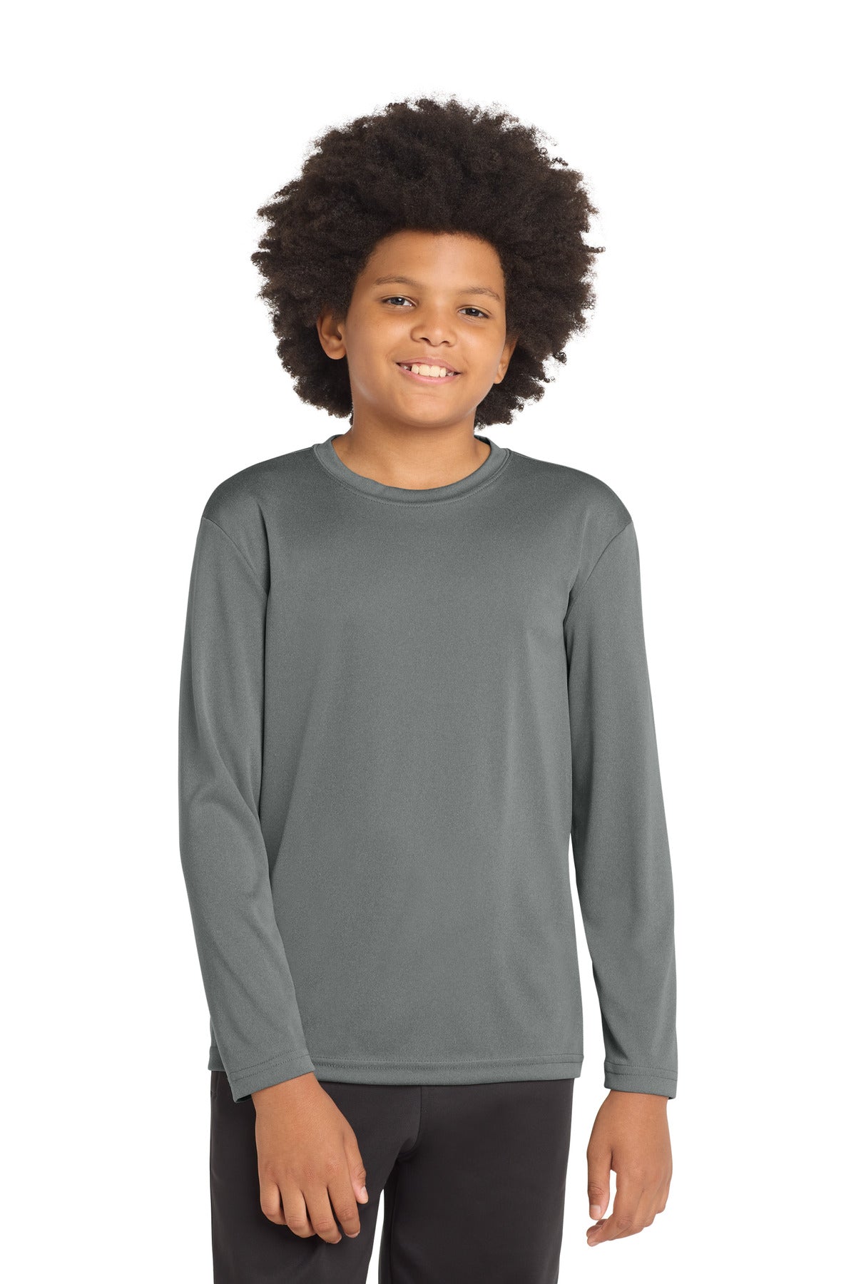 Sport-Tek® Youth Long Sleeve PosiCharge® Competitor Tee. YST350LS