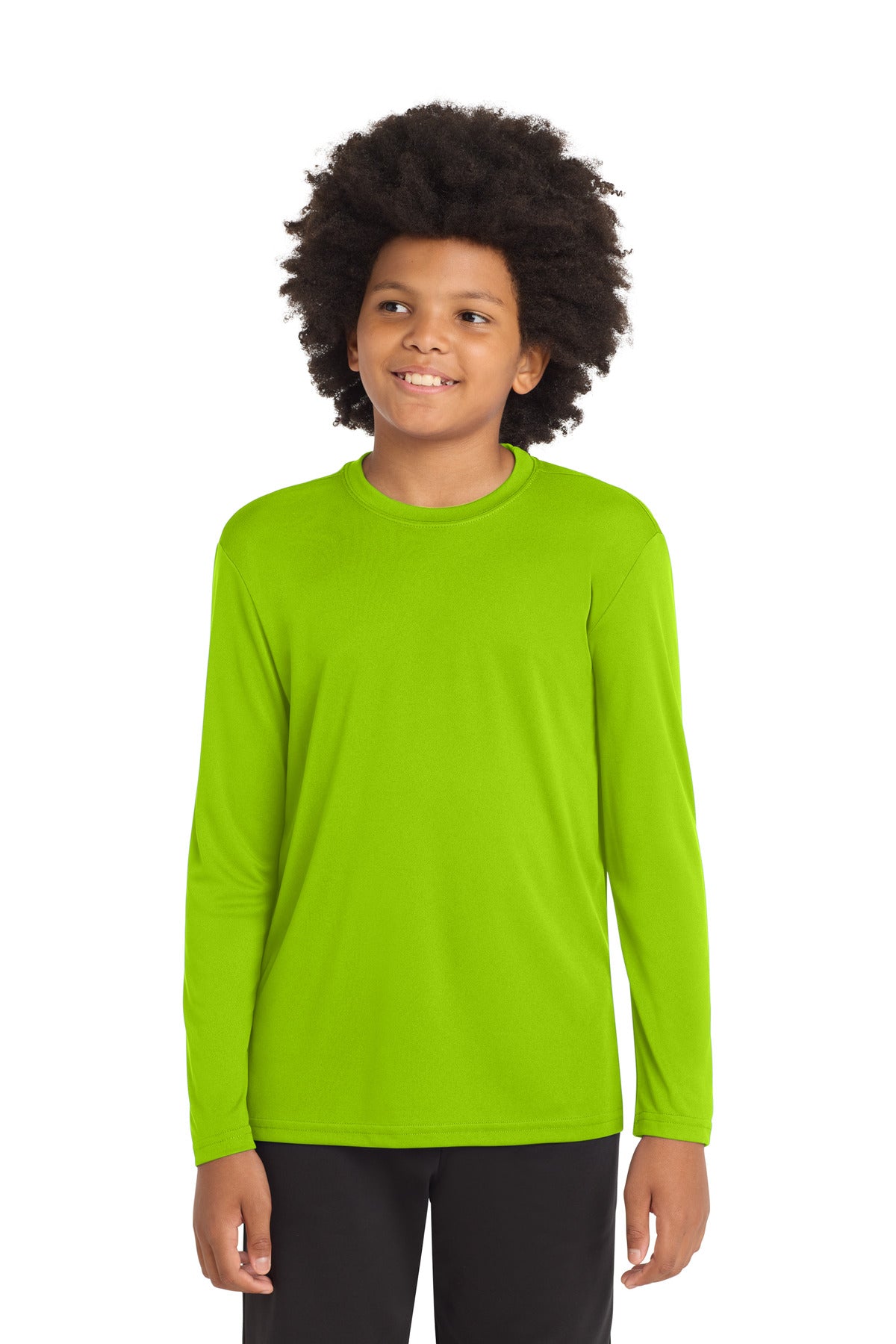Sport-Tek® Youth Long Sleeve PosiCharge® Competitor Tee. YST350LS