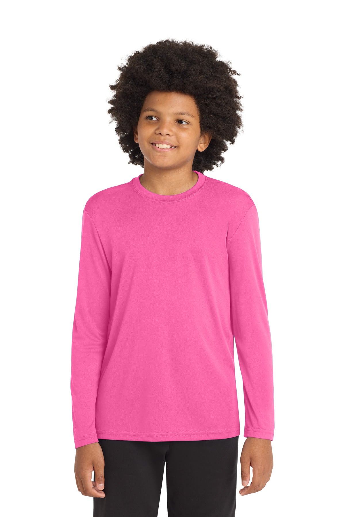 Sport-Tek® Youth Long Sleeve PosiCharge® Competitor Tee. YST350LS