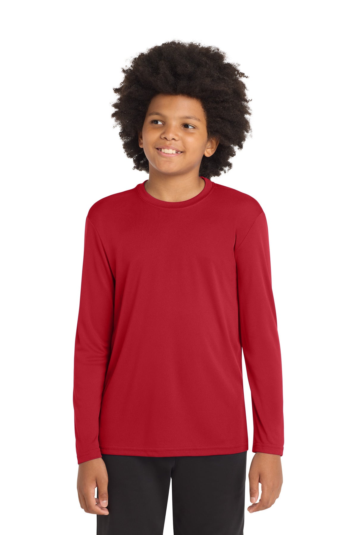 Sport-Tek® Youth Long Sleeve PosiCharge® Competitor Tee. YST350LS