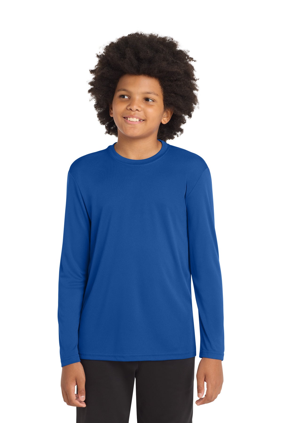 Sport-Tek® Youth Long Sleeve PosiCharge® Competitor Tee. YST350LS