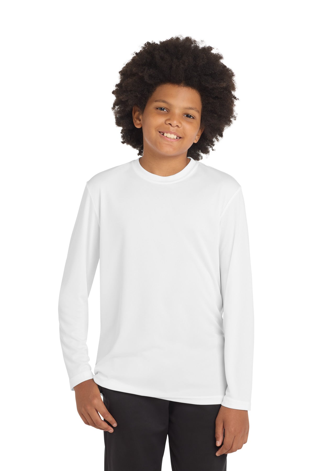 Sport-Tek® Youth Long Sleeve PosiCharge® Competitor Tee. YST350LS