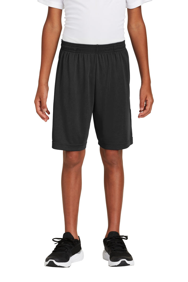 Sport-Tek ® Youth PosiCharge ® Competitor  Pocketed Short. YST355P - Black - XS