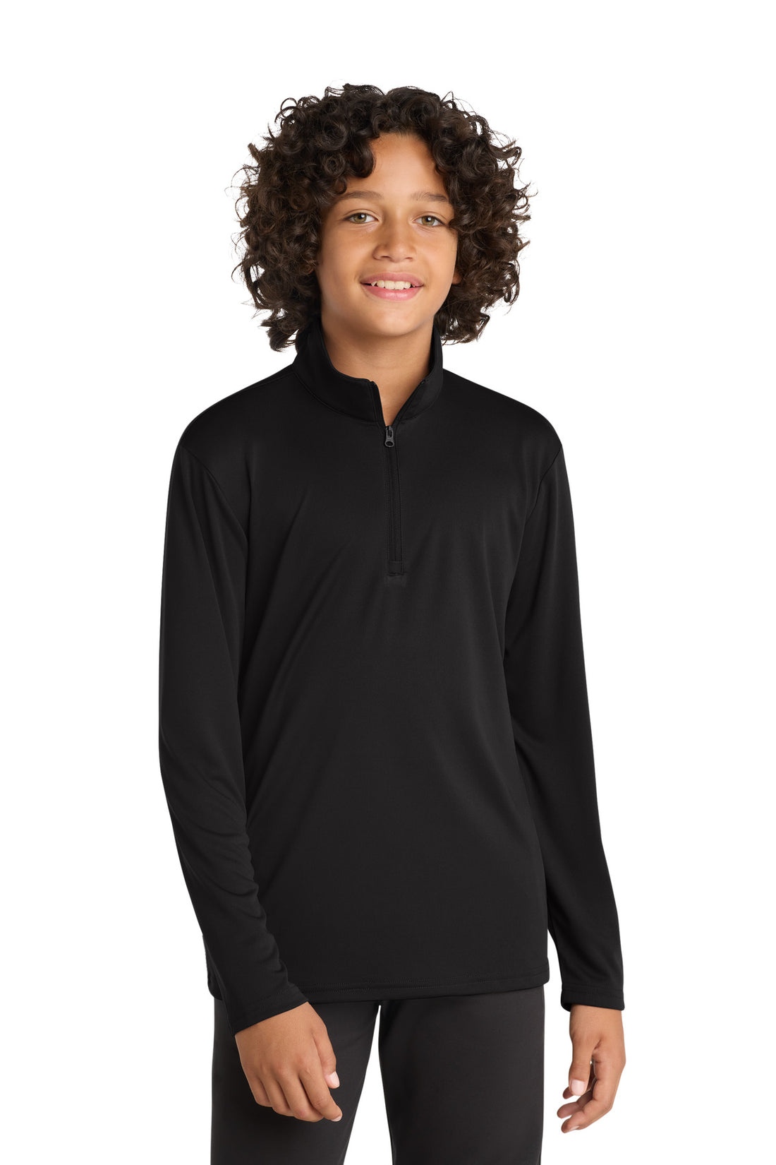 Sport-Tek ® Youth PosiCharge ® Competitor  1/4-Zip Pullover. YST357 - Black - XS