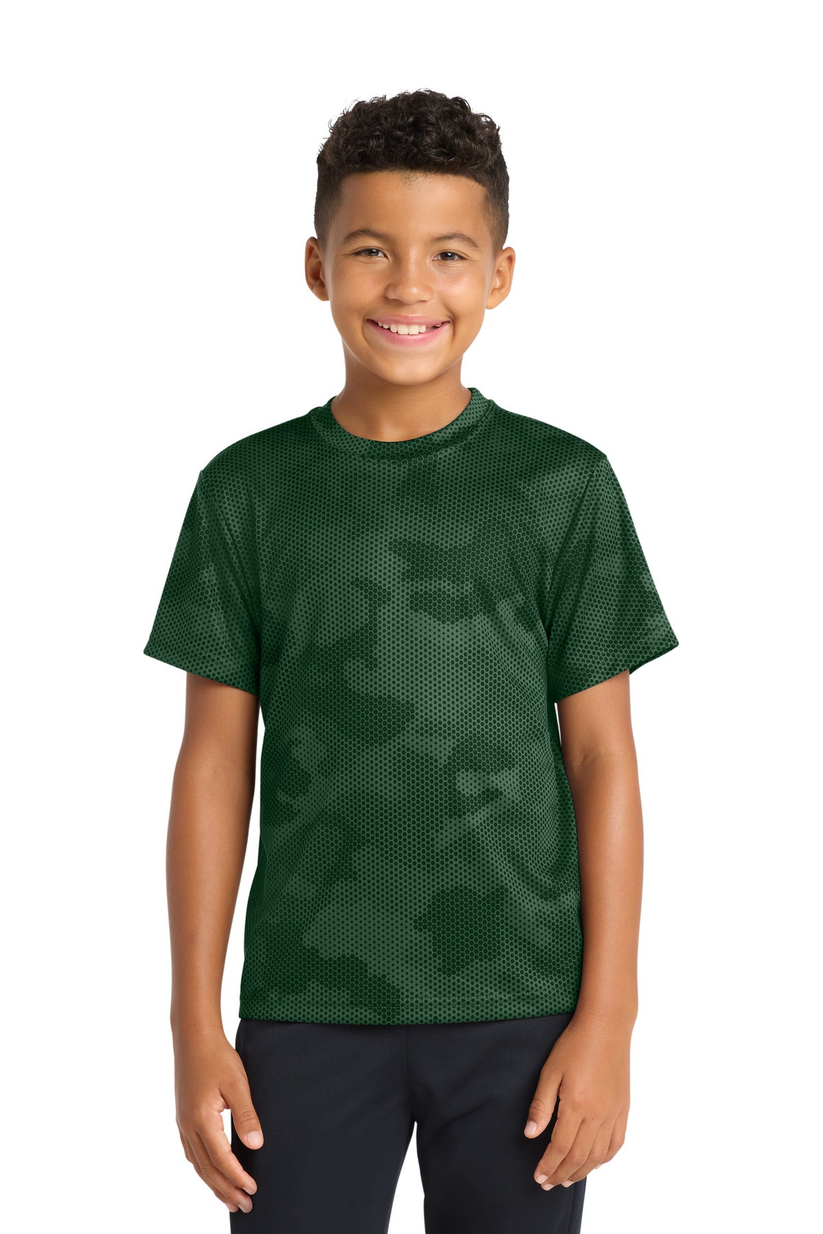 Sport-Tek® Youth CamoHex Tee. YST370
