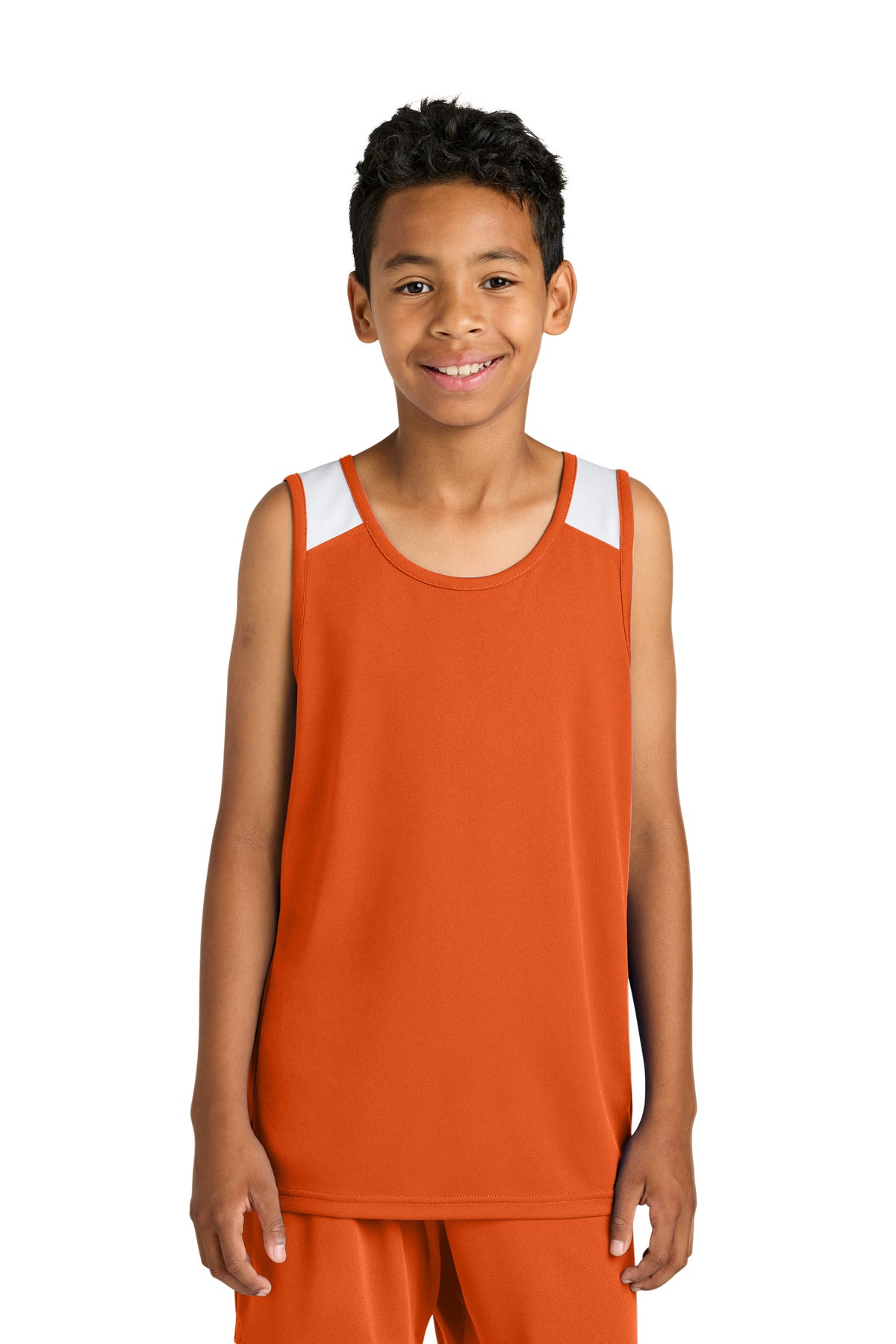 Sport-Tek® Youth Club Track Tank YST446