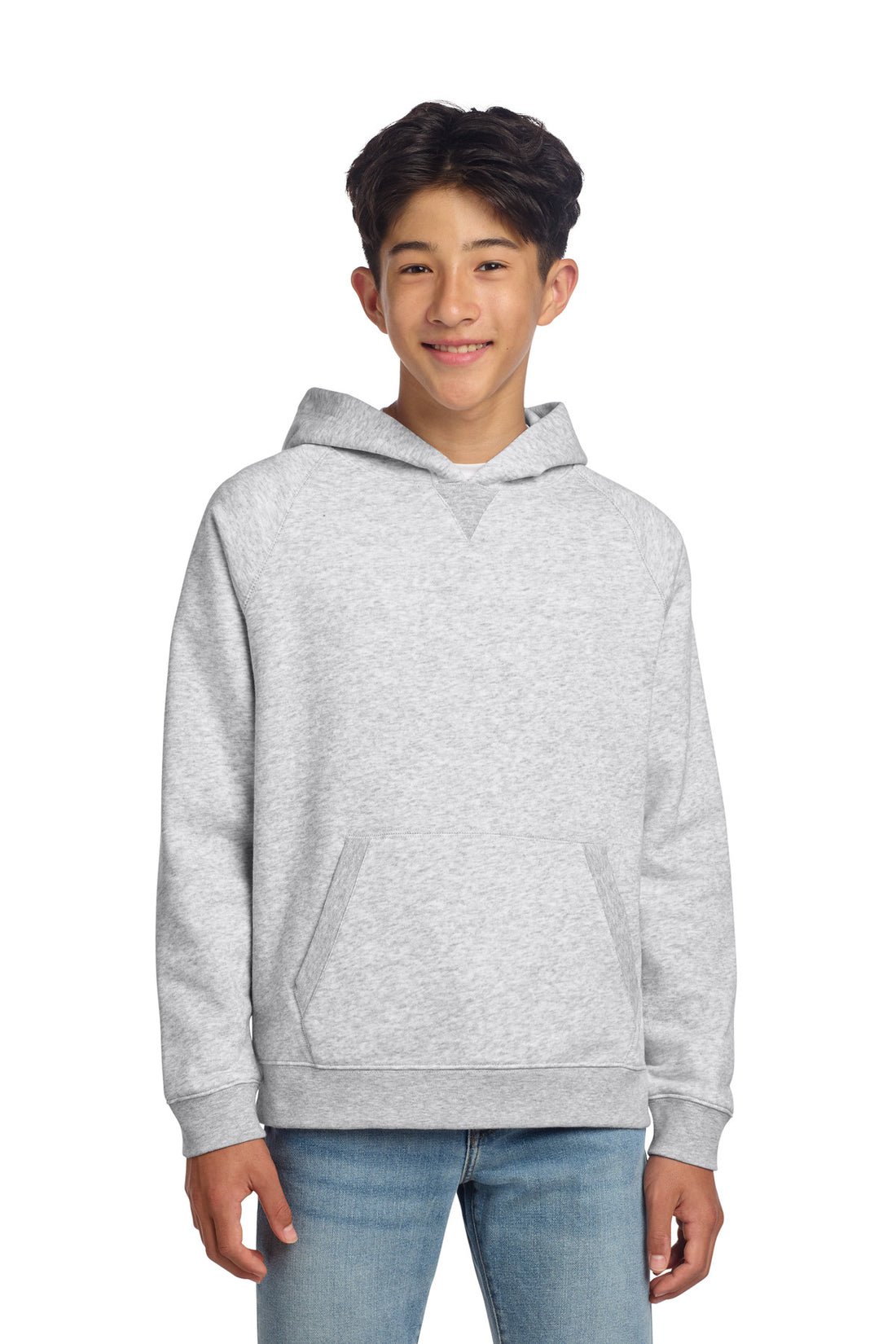 Sport-Tek® Youth Drive Fleece Pullover Hoodie YSTF200 - Athletic Heather - L