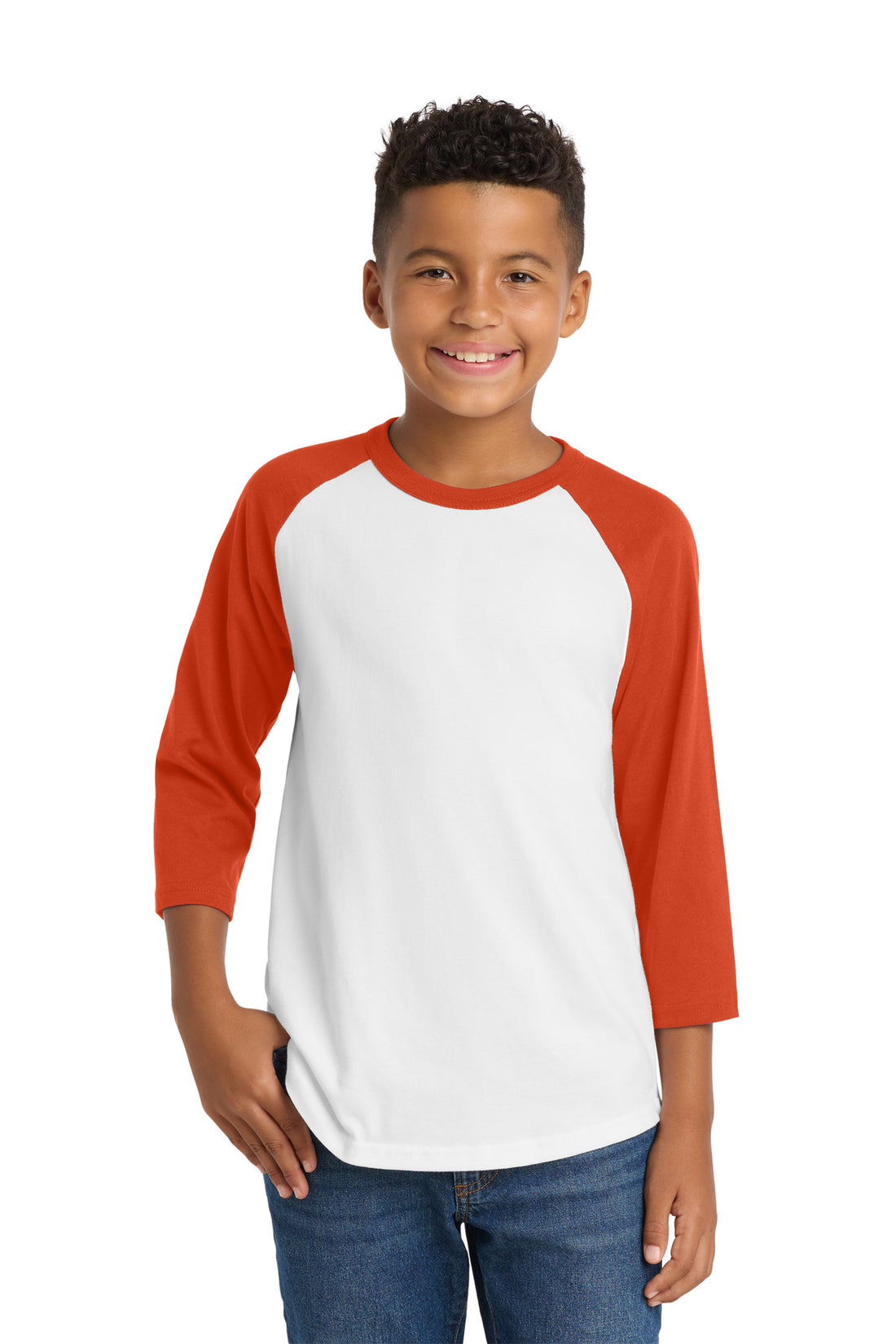 Sport-Tek® Youth Colorblock Raglan Jersey.  YT200