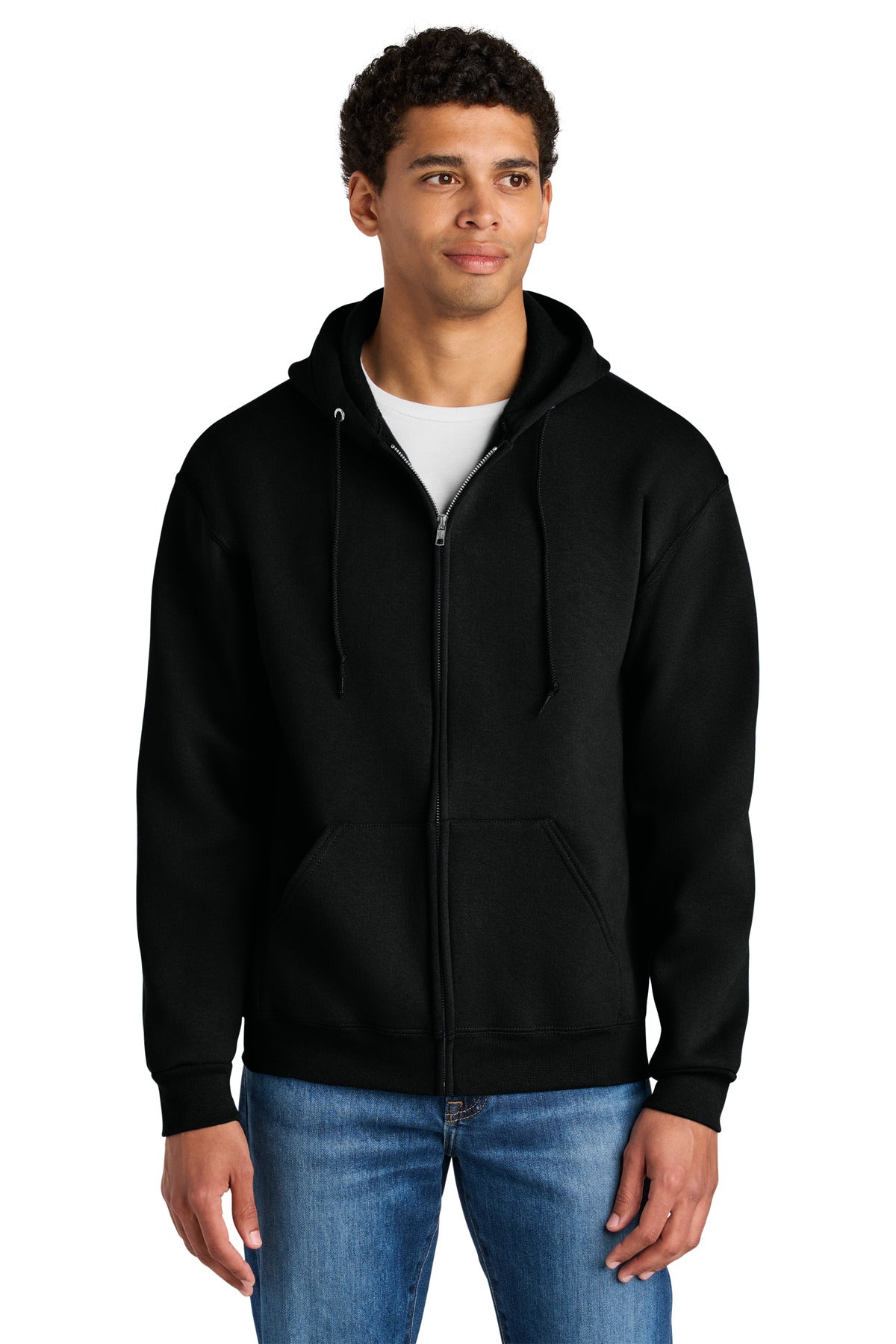 Jerzees Rugged Unisex Full-Zip Hooded Sweatshirt Z12M
